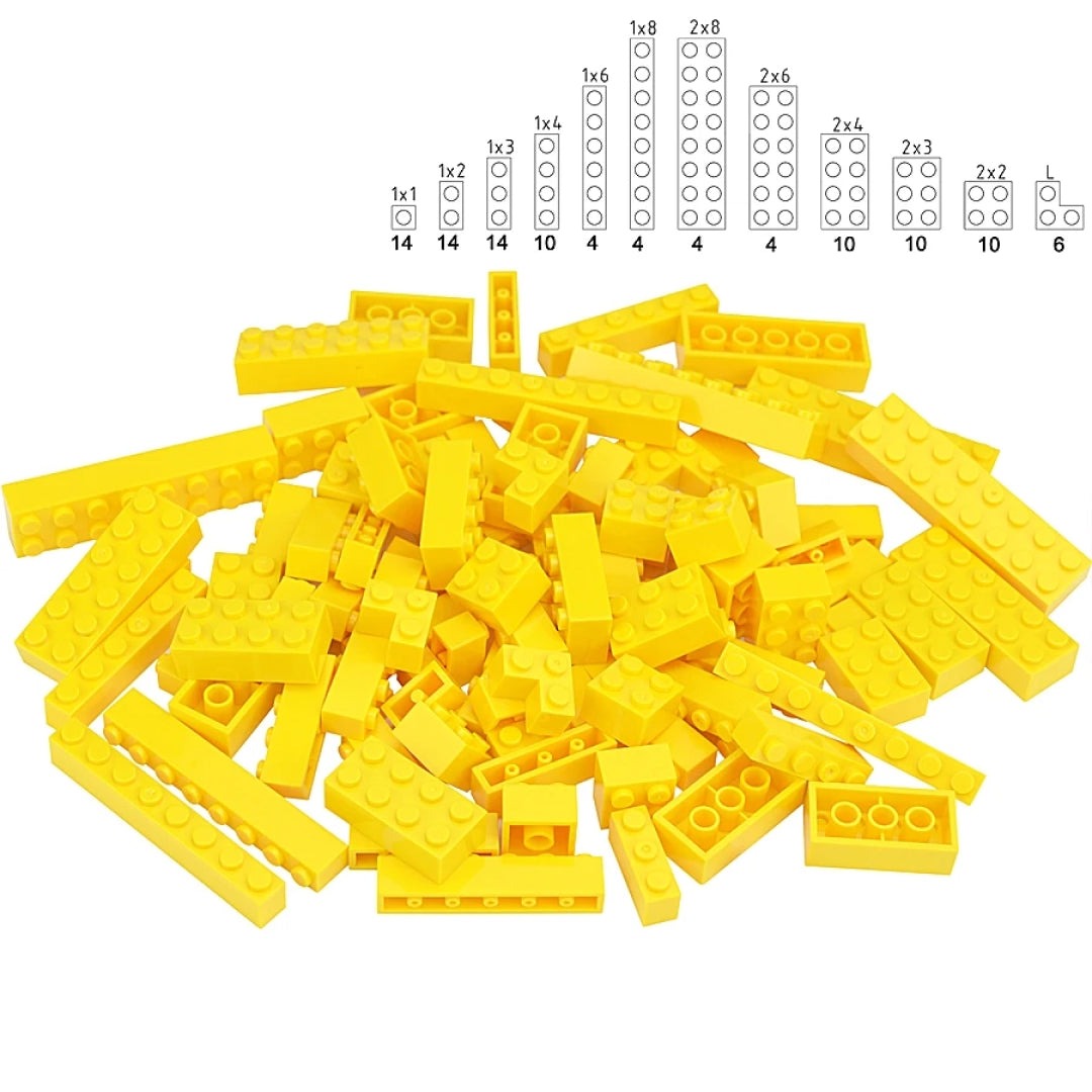 104Pcs Thick Figure Building Blocks Creative Toys for Kids