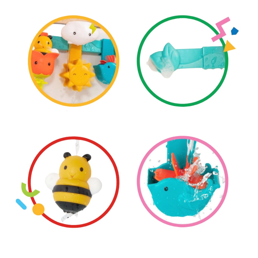 Rain & Shine Bath Bar - Baby Bath Toy Set