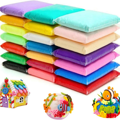 Colorful Creations Air Dry Plasticine Clay for Kids