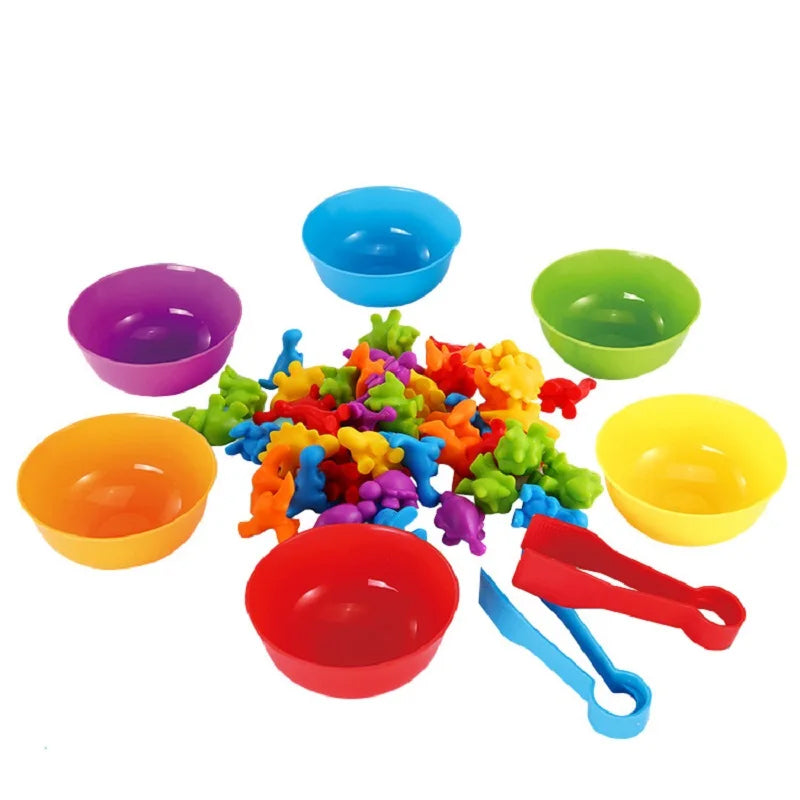 Rainbow Animal Montessori Sensory Fun Toys For Kids