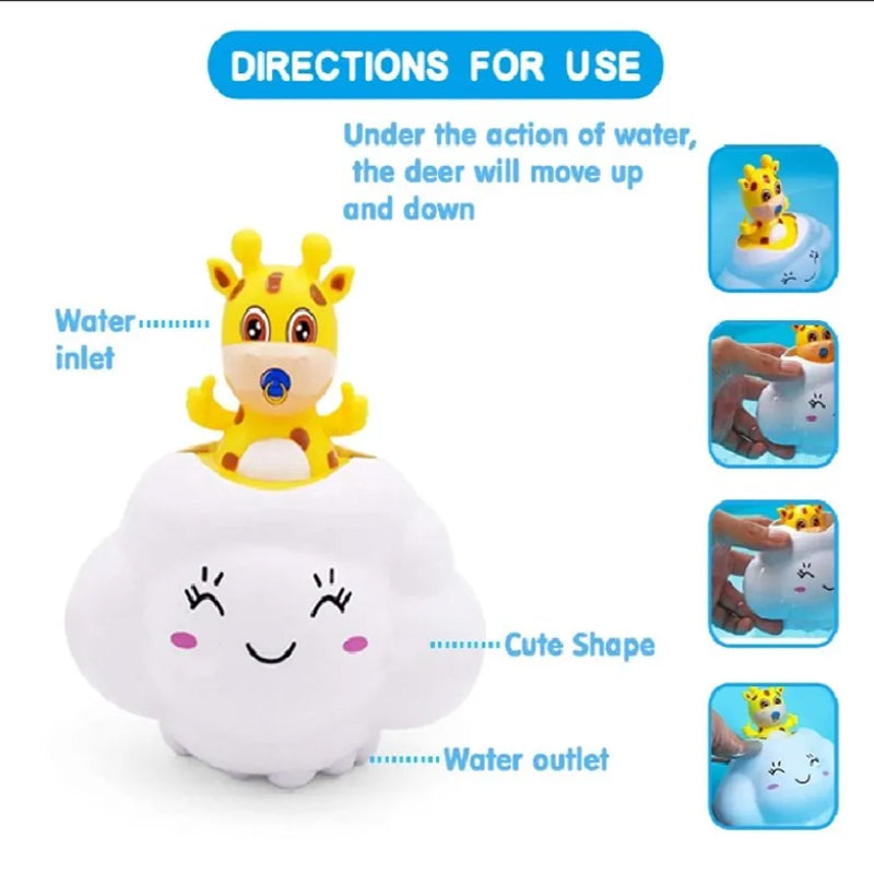 Cloudy Splash Fun Bath Toy for Kids