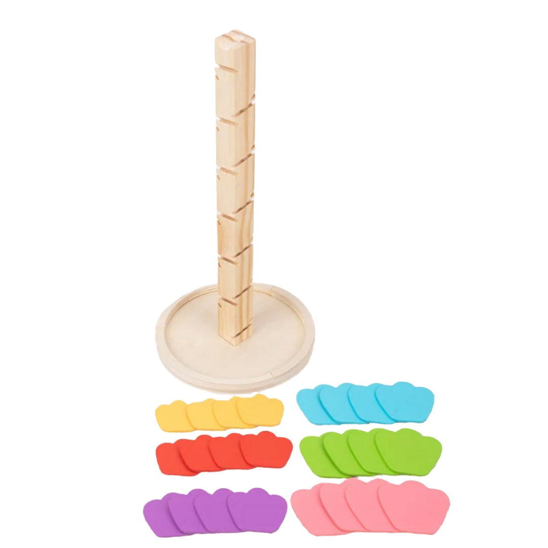 Educational Wooden Rainbow Music Swing Kit