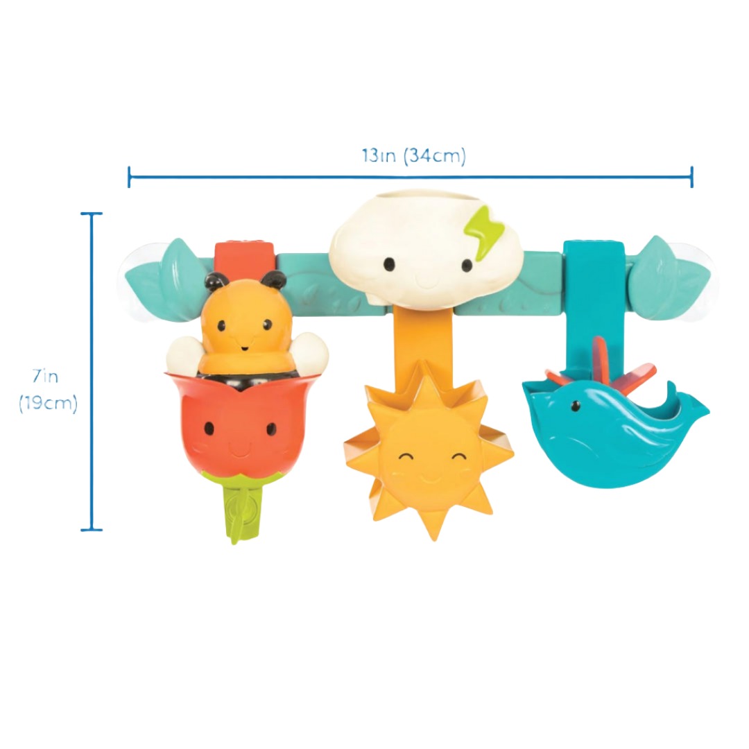 Rain & Shine Bath Bar - Baby Bath Toy Set