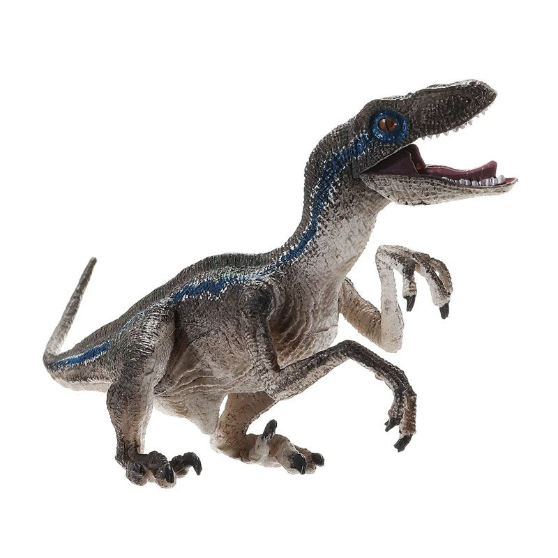 Action Jurassic Rex & Blue Velociraptor Toy Set For Kids