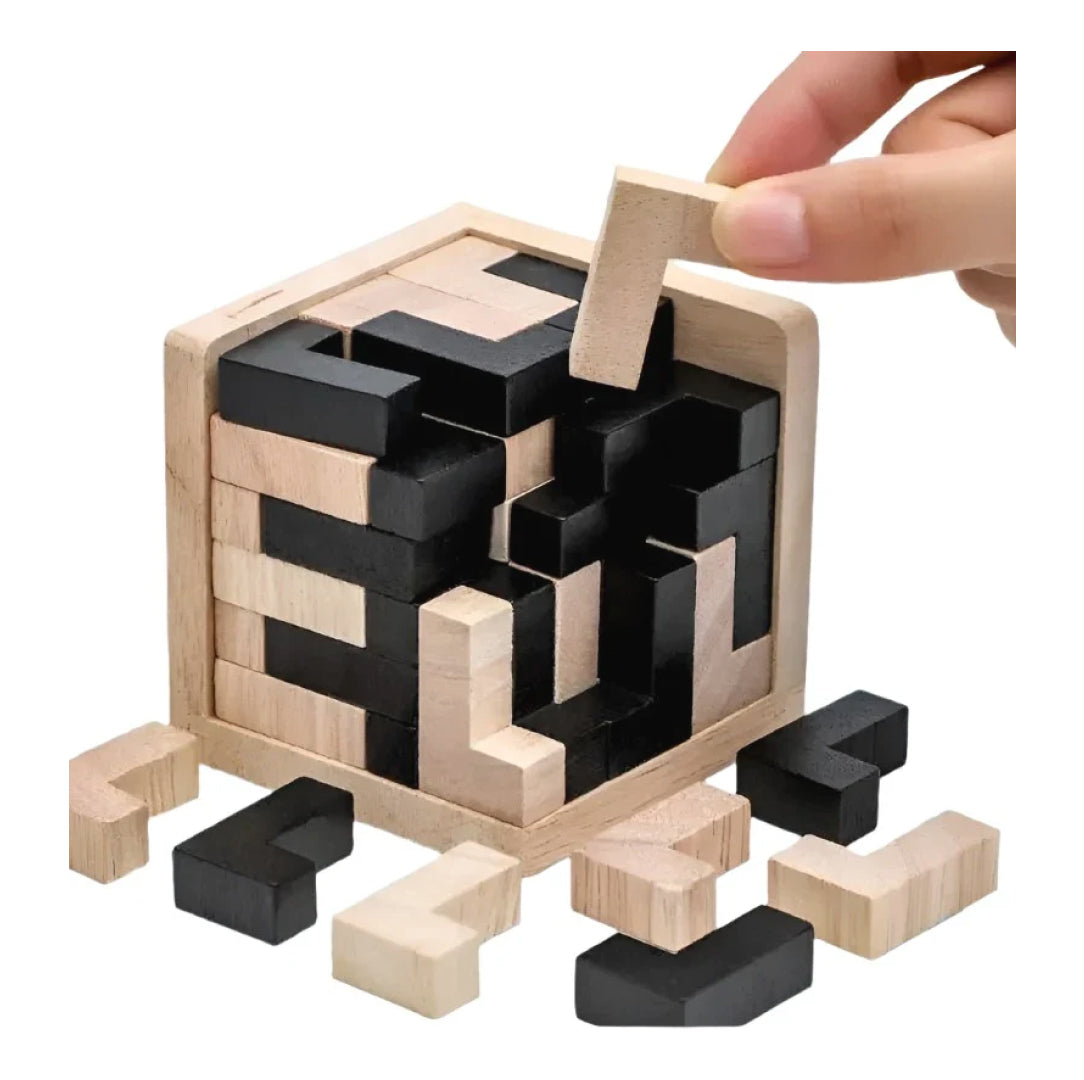 Interactive Wooden Lacing Toy Set