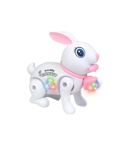 Lovely Luminescent Rabbit Electronic Walking Toy For kids