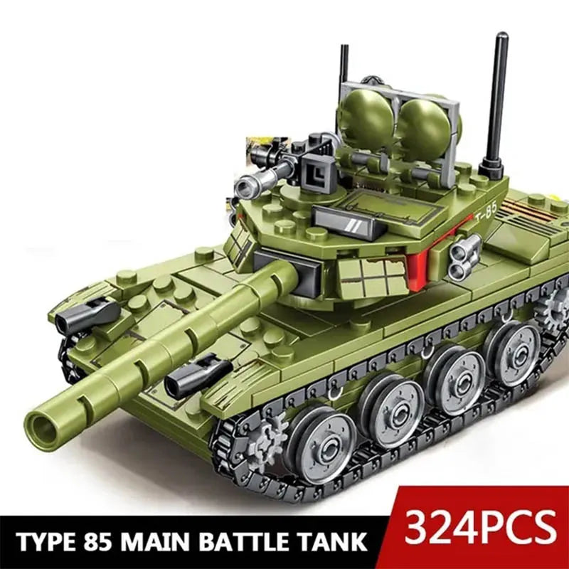 336-piece Military Tank Building Blocks Set