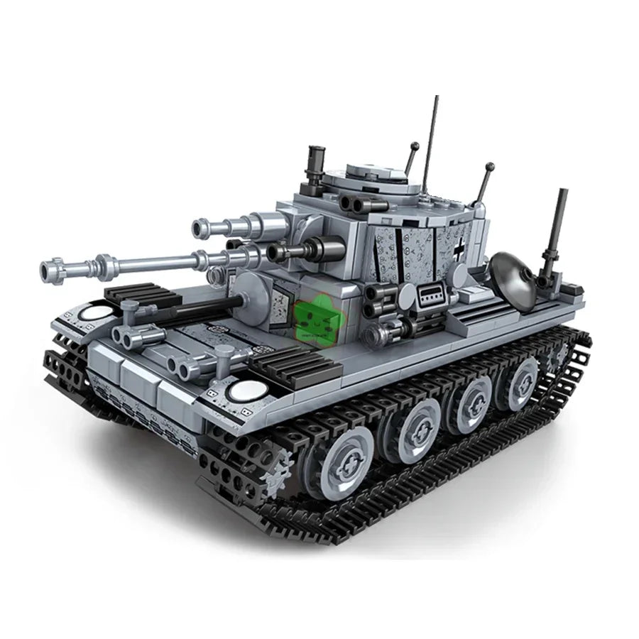 Iron Army WW2 T38 Military Tank Building Blocks