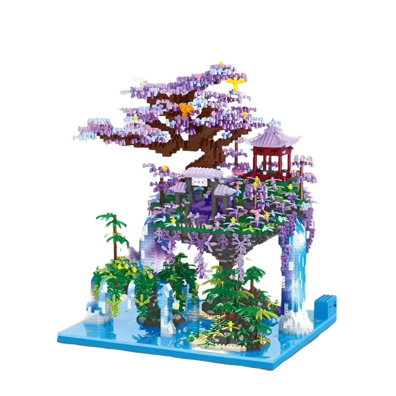 Creative Garden Architecture Diamond Building Tree House Toy