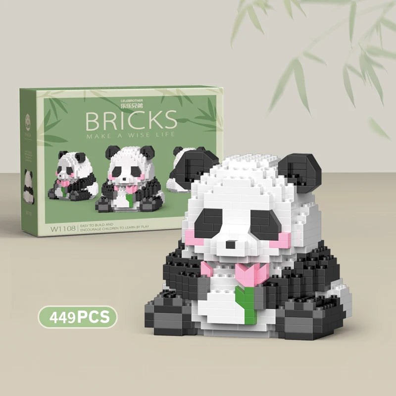 Panda Building Blocks Creative DIY Toy For Kids