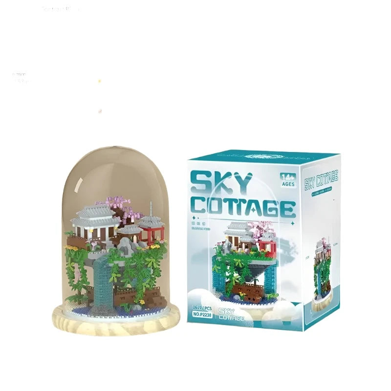 Creative Garden Architecture Diamond Building Tree House Toy