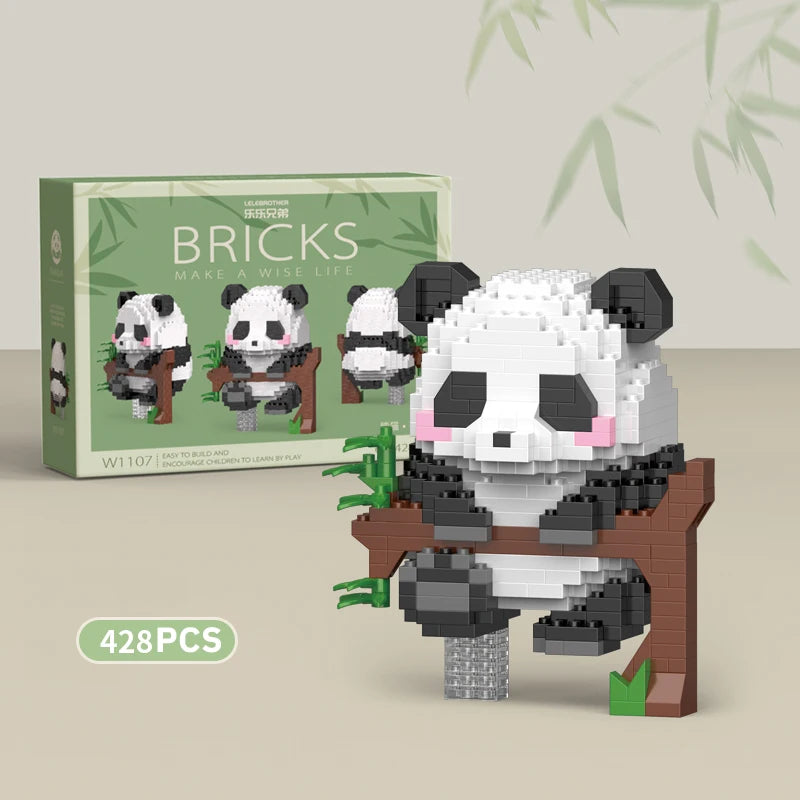 Panda Building Blocks Creative DIY Toy For Kids